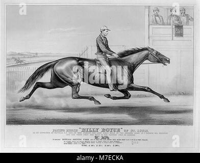 L'amble 'Billy Boyce' de Saint Louis- qu'il était apparu à Buffalo N.Y. 1er août 1868 la dernière stimulation demi-mille dans la deuxième chaleur dans 1 minute 5 1-4 secondes et le troisième un mille de chaleur le plus rapidement RCAC2001700550 Banque D'Images