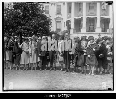 Portrait du président Herbert Hoover, le 31e président des États-Unis, durant son mandat. L'image capture son leadership pendant les premières années de la Grande dépression. Banque D'Images