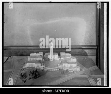 Un rendu architectural du temple maçonnique proposé, mettant en valeur la conception et la vision d'un bâtiment fraternel significatif. Banque D'Images