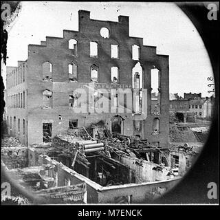 Richmond, Va. ruines de moulin à papier ; Wrecked machines à papier en premier plan LOC CPH.4A39602 Banque D'Images