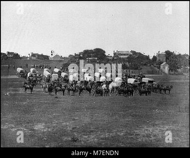 Richmond, Virginie Wagon Train de télégraphe militaire LOC cwpb Corps.03735 Banque D'Images