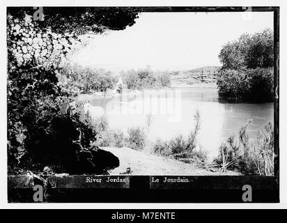 Route de Jéricho (Er-Riha), etc. Jourdain montrant l'est de banque. LOC.07529 matpc Banque D'Images