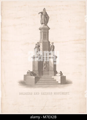 Ce monument honore les soldats et les marins qui ont servi pendant la guerre de Sécession. Il rend hommage aux sacrifices consentis par le personnel militaire pendant le conflit, en commémorant son service et son héritage. Banque D'Images