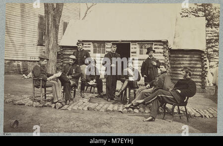 Les agents du personnel au siège 6e Corps d'armée près de Brandy Station, Va., 1864 RCAC2012649006 Banque D'Images