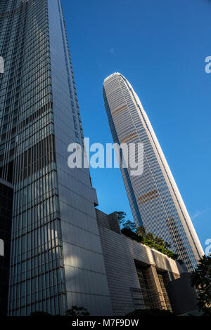 Gratte-ciel International Finance Centre, Hong Kong Banque D'Images