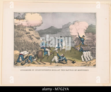 Assaut de la colline de l'indépendance à la bataille de Monterey - Kelloggs & Thayer, N.Y. ; E.B. & C.e. Kellogg, Hartford, Conn. ; D. Needham, Buffalo. Rcac93507890 Banque D'Images