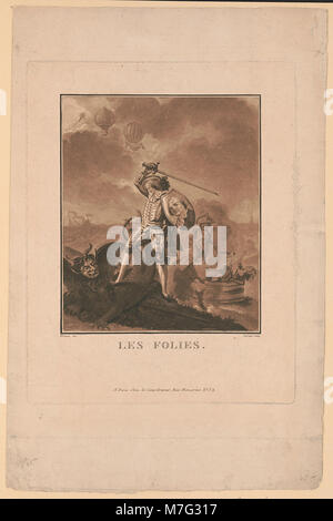 Une scène vibrante de 'les Folies', une performance qui comprend divers artistes, mettant en valeur une atmosphère animée et artistique. Banque D'Images