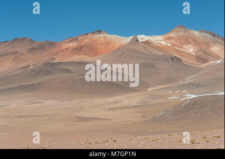 Vue panoramique sur le désert de Salvador Dali dans Eduardo Avaroa, Réserve nationale de faune andine Bolivie - Amérique du Sud Banque D'Images