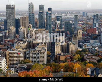 Québec,Canada, Montréal, à l'automne. Banque D'Images