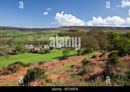 Kepwick, au pied de collines Hambleton North York Moors North Yorkshire Banque D'Images