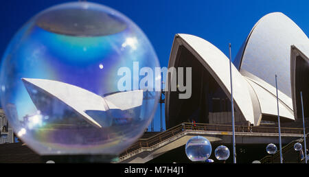 Détail architectural y compris le "maux" de l'Opéra de Sydney en Australie. Banque D'Images