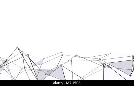 Résumé Contexte La technologie blanc Banque D'Images