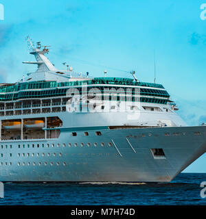 Paquebot de croisière de luxe en cours. Tour travel et des services de spa Banque D'Images