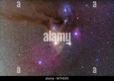 Rho Ophiuchi complexe cloud Banque D'Images