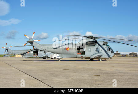 La Marine espagnole SH-3D, à Rota Naval Air Station, en Espagne. Banque D'Images