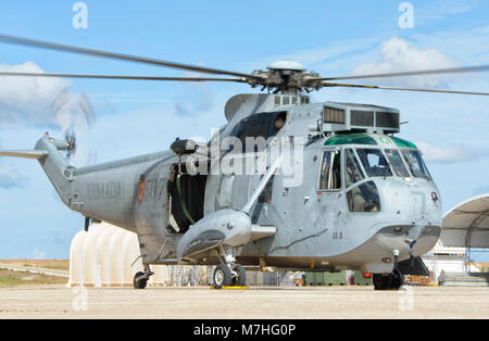 La Marine espagnole SH-3D, à Rota Naval Air Station, en Espagne. Banque D'Images