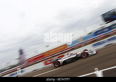 Saint Petersburg, Florida, USA. Mar 10, 2018. 10 mars 2018 - Saint Petersburg, Floride, USA : force de volonté (12) tente de se qualifier pour le Grand Prix de Firestone à rues de Saint-Pétersbourg de Saint-Pétersbourg, à Saint-Pétersbourg, en Floride. Crédit : Justin R. Noe Asp Inc/ASP/ZUMA/Alamy Fil Live News Banque D'Images