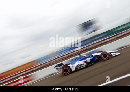 Saint Petersburg, Florida, USA. Mar 10, 2018. 10 mars 2018 - Saint Petersburg, Floride, USA : Graham Rahal (15) tente de se qualifier pour le Grand Prix de Firestone à rues de Saint-Pétersbourg de Saint-Pétersbourg, à Saint-Pétersbourg, en Floride. Crédit : Justin R. Noe Asp Inc/ASP/ZUMA/Alamy Fil Live News Banque D'Images