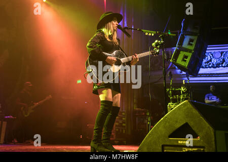 San Francisco, USA. 07Th Mar, 2018. ZZ Ward effectue le 7 mars 2018 à la salle de bal Regency à San Francisco, Californie. Crédit : l'accès Photo/Alamy Live News Banque D'Images