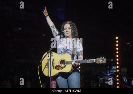 Londres, Angleterre. 10 mars 2018, Ashley lors du spectacle personnalités liées à la commune un pays à l'autre à l'O2 Arena le 10 mars 2018, Londres. L'Angleterre.© Jason Richardson / Alamy Live News Banque D'Images