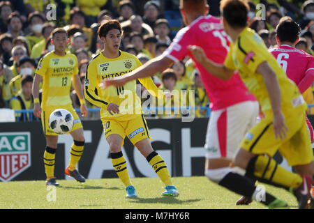 Sankyo Frontier Kashiwa Stadium, Chiba, Japon. Mar 10, 2018. Ataru Esaka (Reysol), 10 mars 2018 - Football : 2018 J1 match de championnat entre Kashiwa Reysol 1-1 Cerezo Osaka Sankyo Frontier Kashiwa Stadium, Chiba, Japon. Tsukida Crédit : Jun/AFLO SPORT/Alamy Live News Banque D'Images