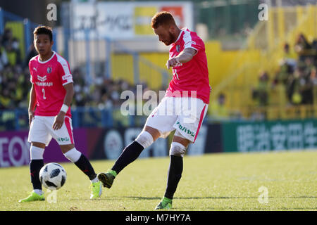 Sankyo Frontier Kashiwa Stadium, Chiba, Japon. Mar 10, 2018. Souza (Cerezo), 10 mars 2018 - Football : 2018 J1 match de championnat entre Kashiwa Reysol 1-1 Cerezo Osaka Sankyo Frontier Kashiwa Stadium, Chiba, Japon. Tsukida Crédit : Jun/AFLO SPORT/Alamy Live News Banque D'Images