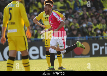 Sankyo Frontier Kashiwa Stadium, Chiba, Japon. Mar 10, 2018. Souza (Cerezo), 10 mars 2018 - Football : 2018 J1 match de championnat entre Kashiwa Reysol 1-1 Cerezo Osaka Sankyo Frontier Kashiwa Stadium, Chiba, Japon. Tsukida Crédit : Jun/AFLO SPORT/Alamy Live News Banque D'Images