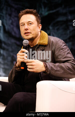 2018 Elon Musk participe au festival SXSW Interactive le 12 mars 2018 à Austin, Texas. Banque D'Images