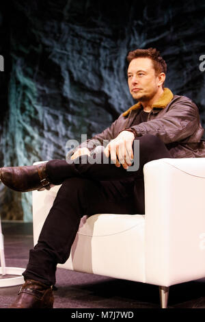 2018 Elon Musk participe au festival SXSW Interactive le 12 mars 2018 à Austin, Texas. Banque D'Images