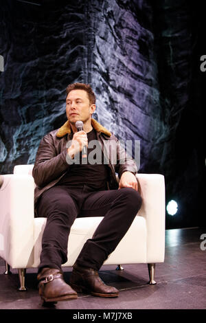 2018 Elon Musk participe au festival SXSW Interactive le 12 mars 2018 à Austin, Texas. Banque D'Images