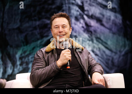 2018 Elon Musk participe au festival SXSW Interactive le 12 mars 2018 à Austin, Texas. Banque D'Images