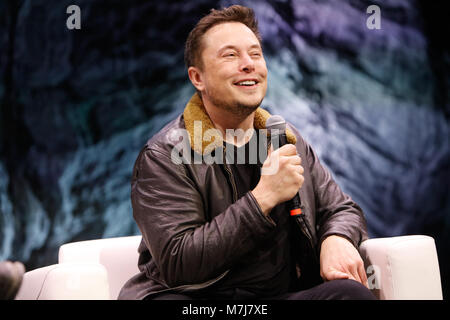 2018 Elon Musk participe au festival SXSW Interactive le 12 mars 2018 à Austin, Texas. Banque D'Images