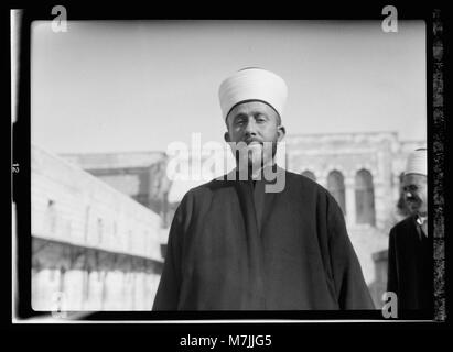 Hadj Amin Effendi (Grand Mufti) LOC.16608 matpc Banque D'Images