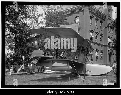 AERO NATIONAL COAST PATROL COMMN. HYDROAIRPLANE OU CURTISS FLYING BOAT EXPOSÉ PRÈS DE HOUSE OFFICE BUILDING RCAC2016866993 Banque D'Images