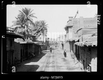 L'Iraq. Kadimain, troisième ville sainte de l'Shite musulmans (c.-à-d., les musulmans). Route de Kadimain matpc de Bagdad LOC.16058 Banque D'Images