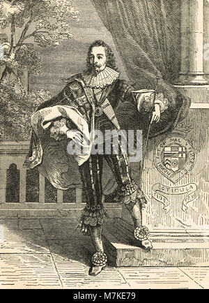 Le roi Charles Ier d'Angleterre, 1600 -1649, régna 1625-1649