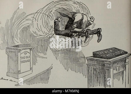 La publication de 1902 "Blasts" from the Ram's Horn contient des écrits satiriques et politiques qui critiquent les questions sociales et reflètent l'atmosphère politique de l'Amérique du début du XXe siècle. Banque D'Images