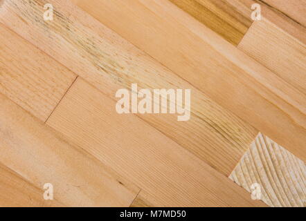 La texture du bois de pin et tilleul bois transparente texture parquet brun clair linéaire Banque D'Images