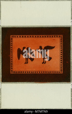 Cette publication de 1787 explore les antiquités étrusques, grecques et romaines, illustrant des vases et des peintures reproduites dans des couleurs authentiques représentatives de leur art culturel. Banque D'Images