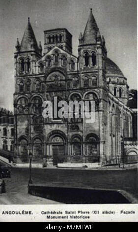 Cathédrale Saint Pierre Monument historique (Angoulême) Banque D'Images