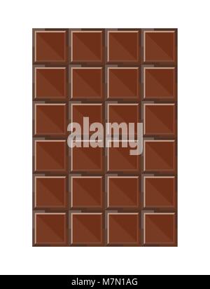 Barre de chocolat vector illustration Illustration de Vecteur
