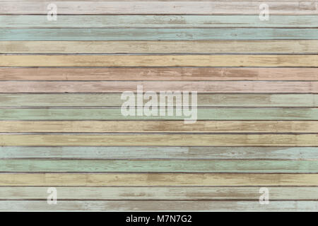 Planches de bois horizontal peint pastel background Banque D'Images