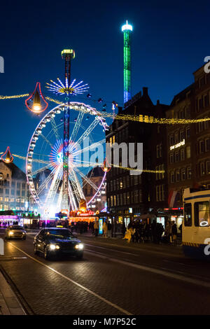 Nuit d’Amsterdam Banque D'Images
