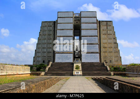 Santo Domingo, République Dominicaine - 4 janvier 2018 : Christophe Colomb Monumental leuchtturm à Santo Domingo, République Dominicaine Banque D'Images