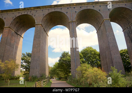 En Viaduc Welwyn Hertfordshire, Angleterre Banque D'Images