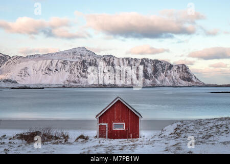 Sund, Ramberg, Leknes, Lofoten, Norvège, Pays-Bas, Europe ; Banque D'Images