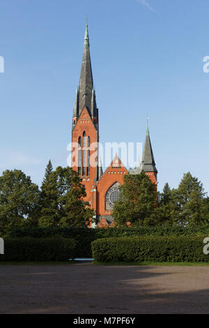 Turku, Finlande - le 21 août 2017 : vue d'église St. Michaels dans un jour d'été. Construit en 1905, il est l'un des plus populaires églises mariage à Turku Banque D'Images