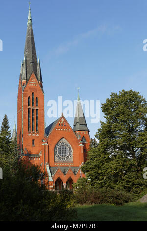 Turku, Finlande - le 21 août 2017 : vue d'église St. Michaels dans un jour d'été. Construit en 1905, il est l'un des plus populaires églises mariage à Turku Banque D'Images