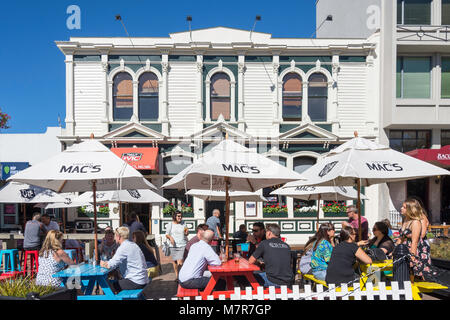 Le Vic Mac'S Brewbar, Trafalgar Street, Nelson, Nelson, Nouvelle-Zélande Région Banque D'Images