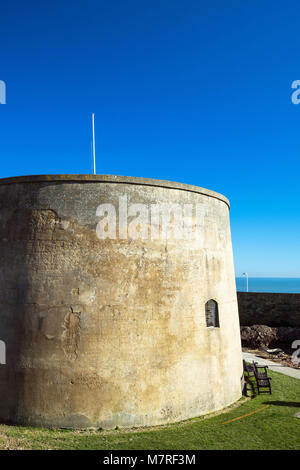 La tour Martello numéro 73 à Eastbourne connu comme le souhaitent, Tour Banque D'Images